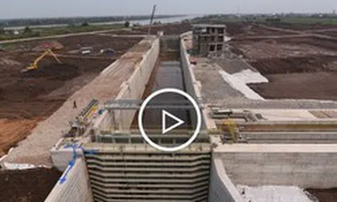 Cận cảnh dự án hơn 100 triệu USD giống kênh đào Panama tại Nam Định