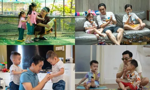 Bốn ông bố showbiz tham gia 'Mẹ vắng nhà ba là siêu nhân' mùa 2