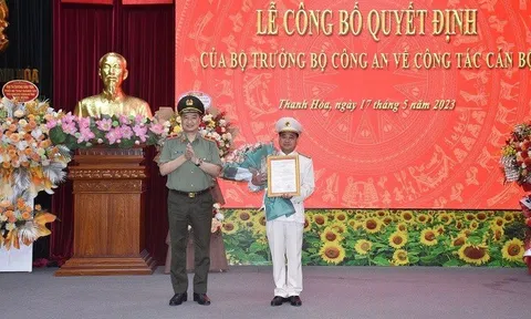 Thượng tá Lê Ngọc Anh được bổ nhiệm làm Phó Giám đốc Công an tỉnh Thanh Hóa