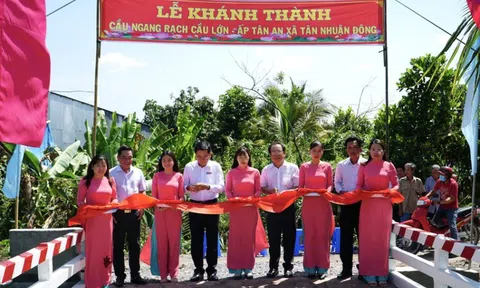 Khánh thành Cầu Ngang Rạch Cầu Lớn tại Đồng Tháp