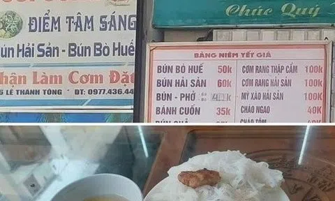 Quản lý thị trường Thanh Hóa vào cuộc vụ suất bún chả giá 35.000 đồng