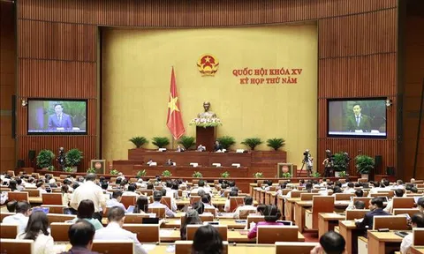 Ngày 24/5, Quốc hội thảo luận tại hội trường về hai dự án Luật và nhiều nội dung khác