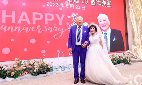 Diễn viên 93 tuổi lần đầu mặc váy cưới