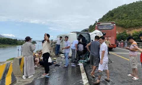 Tai nạn trên đường cao tốc La Sơn – Túy Loan, nhiều người bị thương