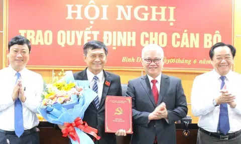 Bình Dương điều động, bổ nhiệm nhiều cán bộ chủ chốt