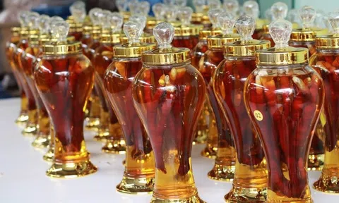 Uống rượu ngâm nấm, 7 người đàn ông nhập viện