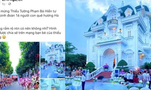 Lãnh đạo tỉnh Hà Tĩnh nói gì về bữa tiệc vinh quy bái tổ của thiếu tướng Phạm Bá Hiền?