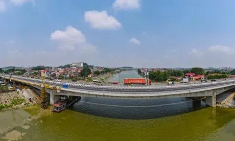 Hình ảnh cầu Như Nguyệt mở rộng trước ngày thông xe