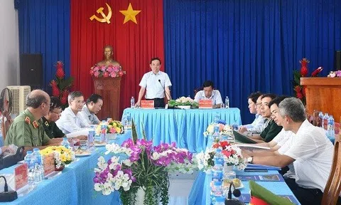 Đoàn công tác của Chính phủ làm việc tại Cà Mau và Kiên Giang