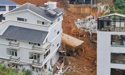 Cận cảnh vụ sạt lở kinh hoàng ở Đà Lạt, nhiều người bị vùi lấp