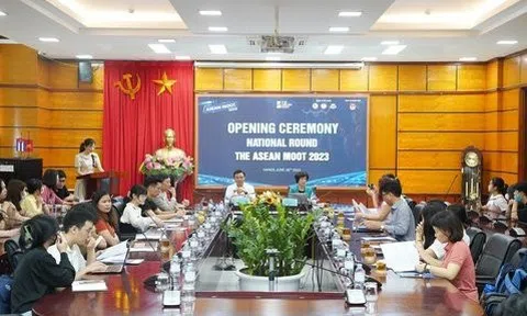 Cuộc thi quốc gia ASEAN Moot 2023 chuẩn bị bước vào 2 vòng thi cuối