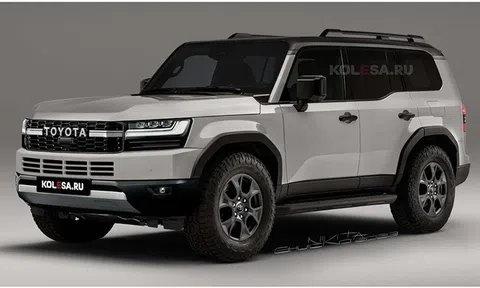 Toyota Land Cruiser Prado thế hệ mới lộ ảnh phác thảo