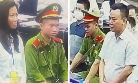 [CLIP] Cựu Phó giám đốc Công an Hà Nội và 'em gái' cùng bật khóc tại tòa