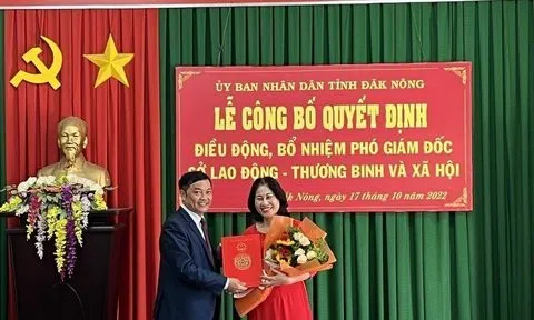 Một Phó Giám đốc Sở ở Đắk Nông được cho thôi việc theo nguyện vọng