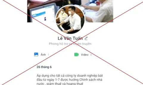 Kê khai miễn giảm thuế qua mạng, chủ doanh nghiệp bị chiếm đoạt 600 triệu đồng