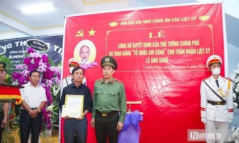 Lâm Đồng: Trao quyết định Bằng Tổ quốc ghi công cho 3 liệt sĩ