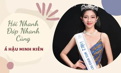 Á hậu Minh Kiên thích nghe Taylor Swift