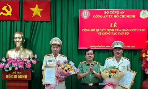 Trung tá Nguyễn Thành Hưng làm Trưởng Phòng Cảnh sát hình sự Công an TPHCM