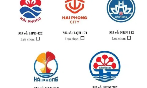 Hải Phòng: Xin ý kiến lựa chọn mẫu biểu tượng thành phố