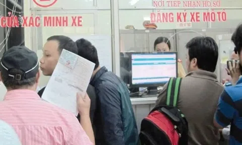 Từ 15/8, áp dụng thủ tục mới về đăng ký sang tên xe qua nhiều đời chủ