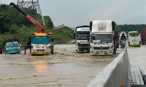 Phó Thủ tướng yêu cầu kiểm tra nguyên nhân ngập lụt tại cao tốc Phan Thiết - Dầu Giây
