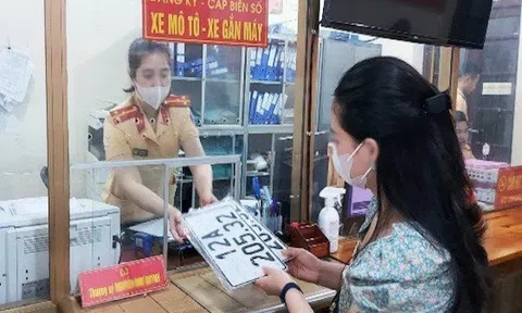 Cấp lại biển số định danh, xe máy phải cùng dung tích xi lanh?