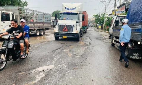 Đồng Nai: Tiềm ẩn nguy cơ tai nạn khi lưu thông trên đường Hoàng Văn Bổn
