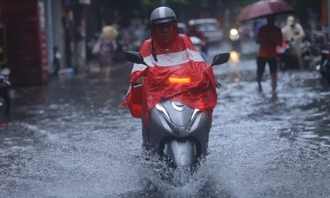 Từ chiều tối nay, miền Bắc đón mưa rất lớn
