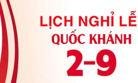 Lịch nghỉ lễ 2/9/2023 và những điều người lao động cần biết
