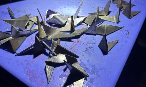 Đinh "khủng" trên đường ở Bình Dương do nhóm đối tượng nghi trộm chó thực hiện