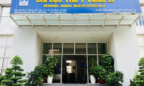Công an TP HCM mời lãnh đạo Chi Cục thú y Vùng VI về trụ sở