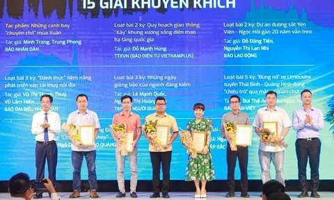 25 tác phẩm tiêu biểu nhận Giải thưởng báo chí viết về ngành GTVT