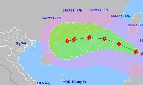 Bão Sao La vào Biển Đông hôm nay, tiệm cận cấp siêu bão