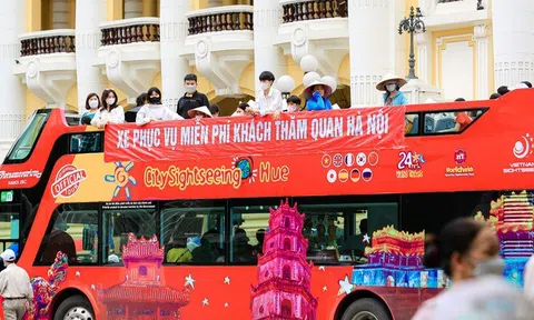 Hà Nội miễn phí vé xe bus 2 tầng trong 4 ngày nghỉ dịp 2-9