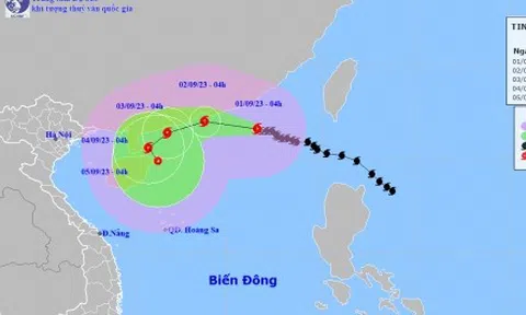 Bão số 3 di chuyển nhanh, sức gió mạnh nhất giật trên cấp 17
