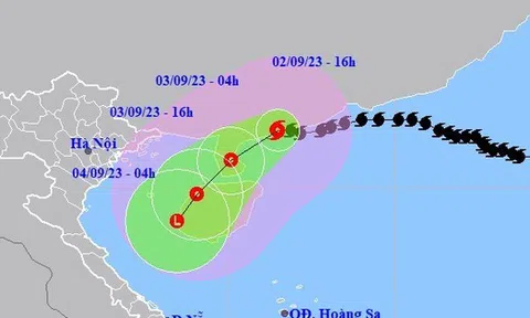 Bão Sao La gây mưa cho ven biển miền Bắc