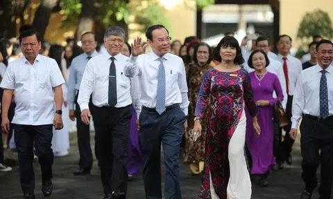 Lễ khai giảng ấn tượng tại ngôi trường 110 tuổi của TP HCM