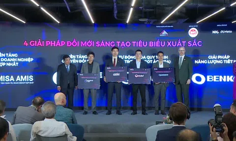 Lộ diện 4 giải pháp đổi mới sáng tạo xuất sắc nhất Việt Nam: FPT, VNPT, Misa cùng startup tối ưu vận hành điều hòa Benkon được vinh danh