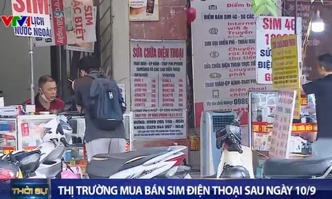 Thị trường mua bán SIM điện thoại sau ngày 10/9