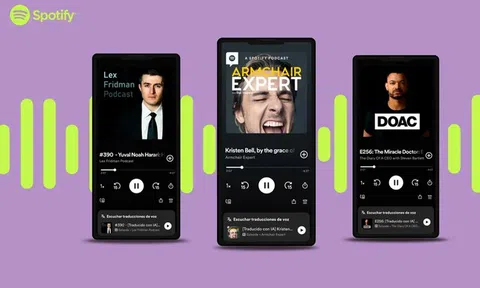 Spotify sẽ sử dụng AI dịch podcast sang các ngôn ngữ khác