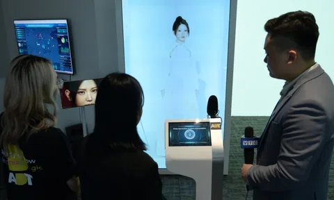 Người ảo AI “made in Vietnam” lần đầu xuất hiện và trò chuyện tại triển lãm VIIE 2023