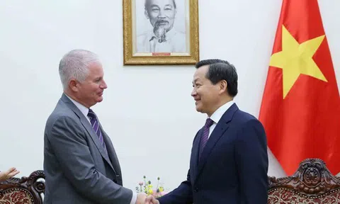 Phó Thủ tướng Lê Minh Khái tiếp Giám đốc điều hành Công ty Warburg Pincus, Hoa Kỳ