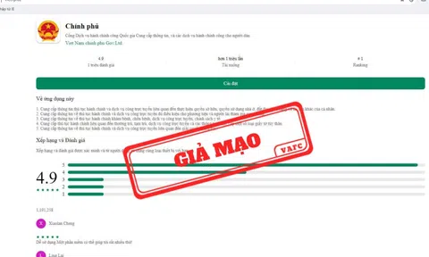 Cảnh báo giả mạo phần mềm của Chính phủ để lừa đảo