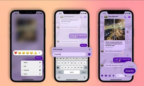 Cách sửa tin nhắn đã gửi trên Messenger, một tính năng hay có thể bạn chưa biết