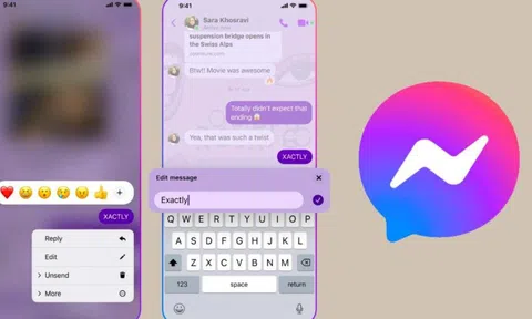 Mẹo chỉnh sửa tin nhắn đã gửi trên Messenger nhanh nhất
