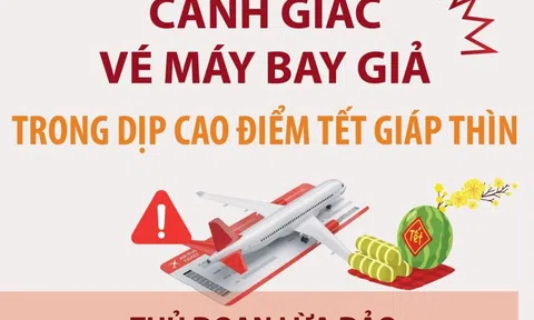 Cảnh giác vé máy bay giả trong dịp cao điểm Tết Giáp Thìn