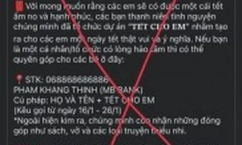 Bà Rịa - Vũng Tàu: Mạo nhận cơ sở nuôi dưỡng trẻ khuyết tật để kêu gọi ủng hộ tiền