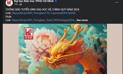 Trường đại học đào tạo chuyên ngành thiết kế tại TP.HCM gây tranh cãi vì sử dụng ảnh AI cho thông báo tuyển sinh?