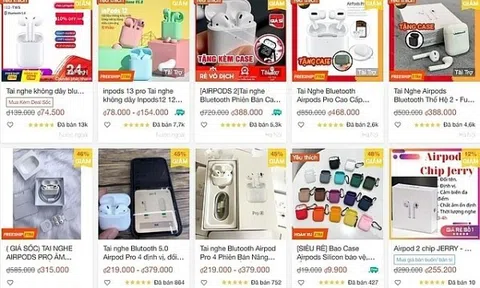 Tràn lan shop "ảo" giá siêu rẻ "lừa" người tiêu dùng trên sàn thương mại điện tử