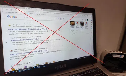 Vẫn còn trang web cơ quan Nhà nước bị cài cắm link game bài, cờ bạc